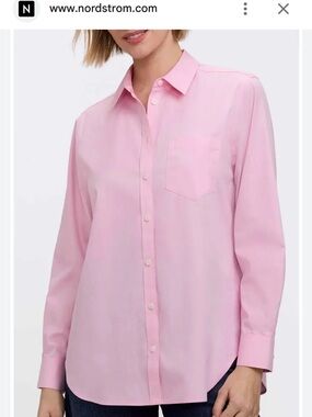 Foxcroft Button-Down Shirt - Pink